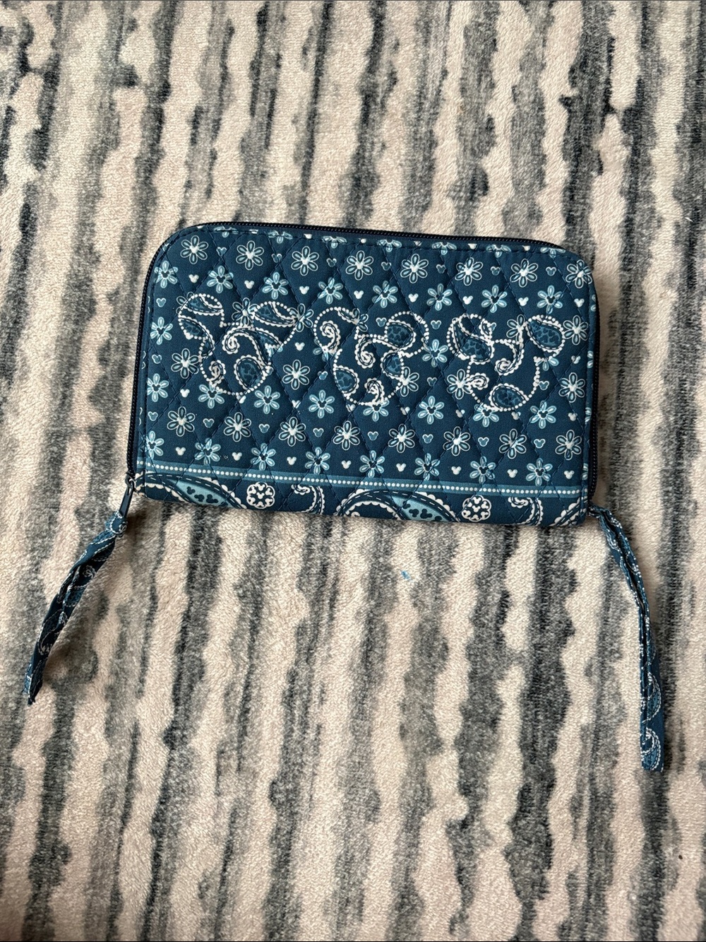 Vera Bradley Disney Paisley Quilted Zip-Around Wallet